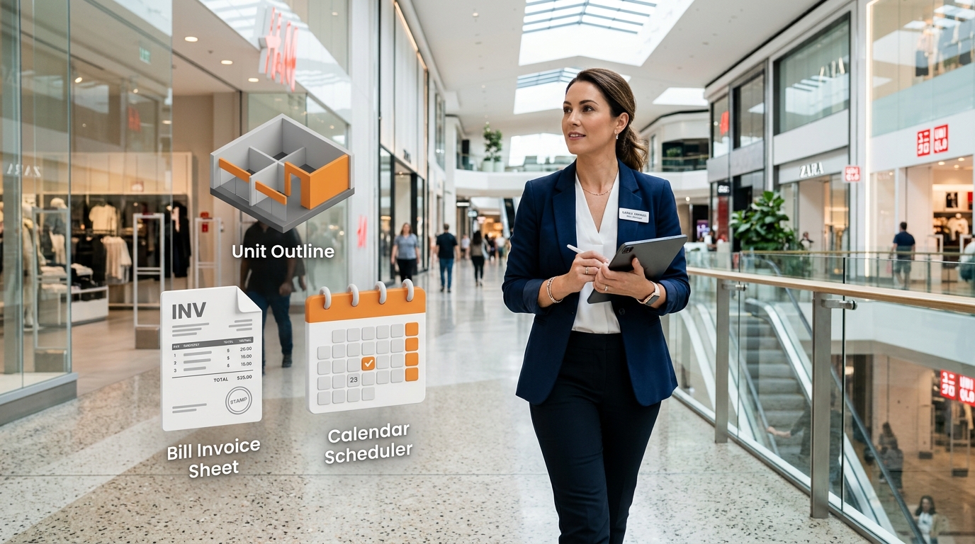 Mall shoppers, the segment this agent is working